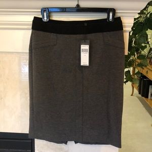 NEW BCBG black/gray skirt